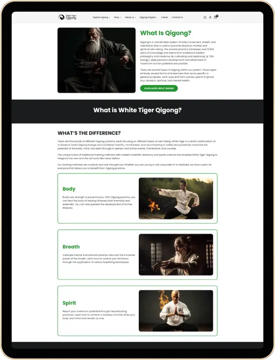 White Tiger Qigong