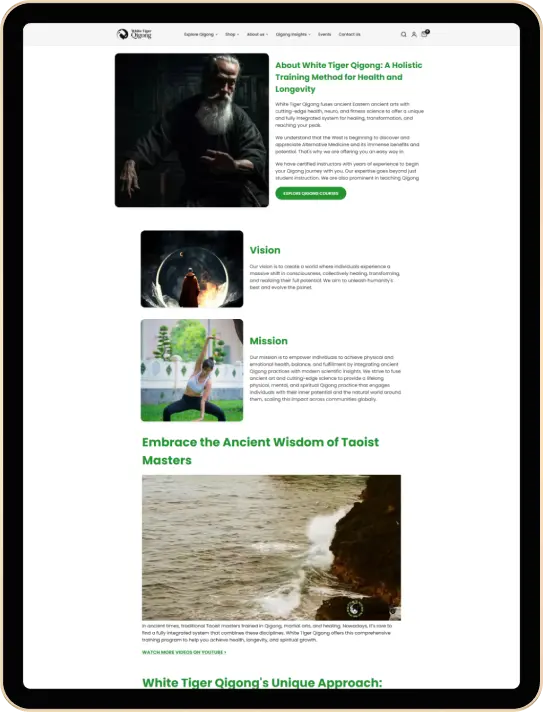 White Tiger Qigong