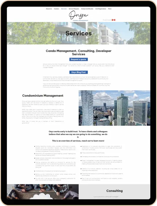 Onyx Condominium Management